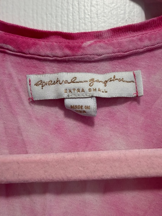 Spiritual Gangster Good Vibe Tribe Pink Tank Sz XS - Picture 2 of 2